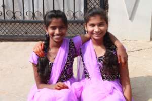 Pretty girls look prettier in new clothes
