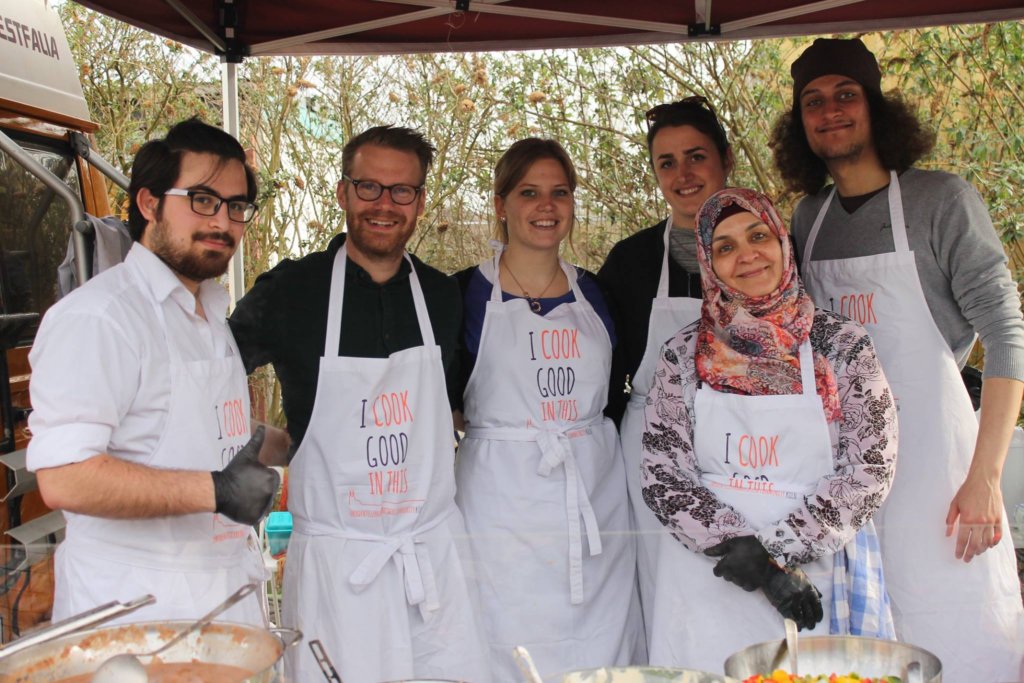 Yummy food opens hearts and integrates refugees