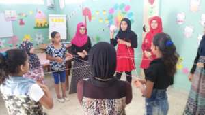 Palestinian Refugee children and Displaced Syrian