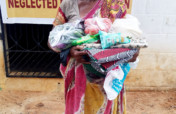 food groceries to neglected elderly women