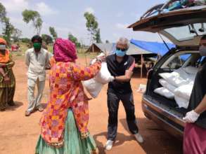 Distribution of Dry Rations