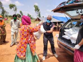 Humanitarian Relief during the Covid lockdown.