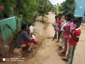 Our door to door worksheet project during Covid