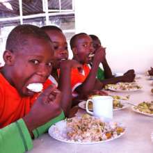 Three big meals a day!