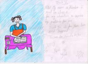 thank you letter from student