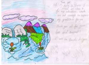 another thank you letter from a student