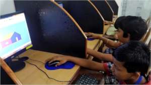 Hiya engrossed in Computers