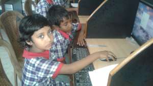 Srirupa in the Computer Class