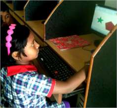 Engrossed in creations by 'Paints'