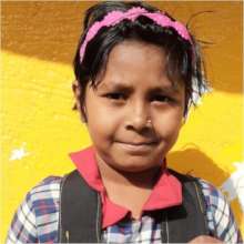 Tithi* with joys in eyes
