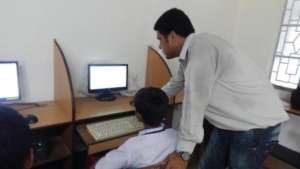 Children are in the practical class