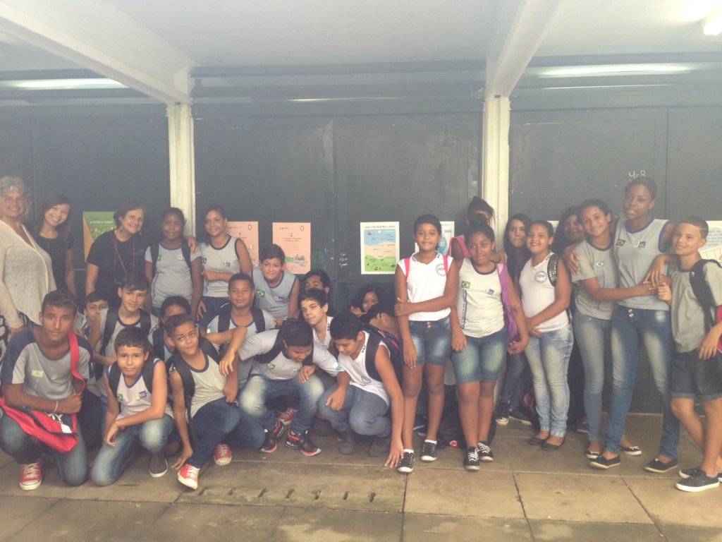 Water catchment system for underserved school