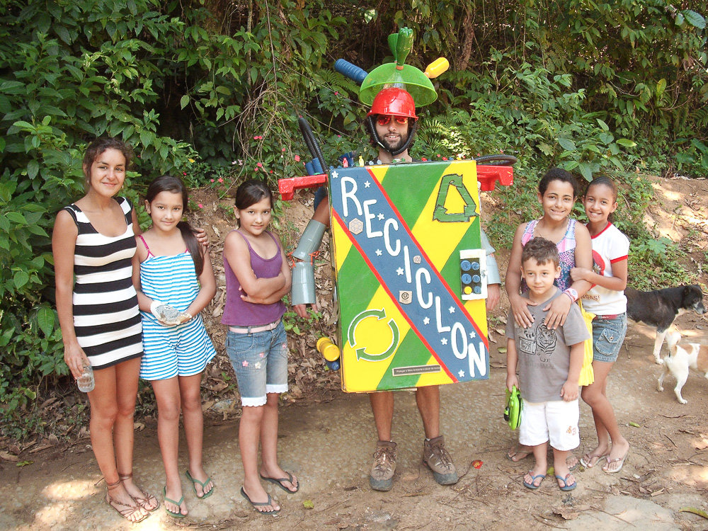 Water catchment system for underserved school