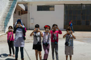 Little students in action!