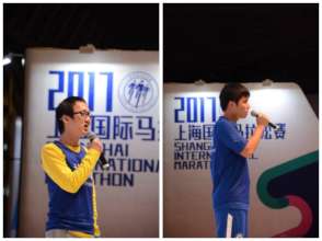 1. Xiaobin & Chenhui's Speech on Shanghai Marathon