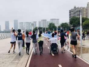 5. Cross the finish line (back)