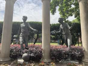 5. Goalball Playing Sculpture