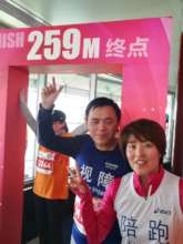 Vertical running in Oriental Pearl Tower on Jan.1