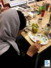 Yazidi support group - art therapy
