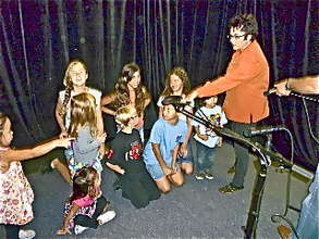 OUR LITTLE ANGELS SINGING FOR A COMMERCIAL !