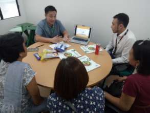 "Luminanay "team discusses  project concerns