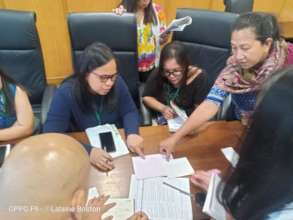 Group discussions (Photo by L. Boston)