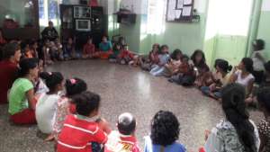 Play Time in Rainbow House