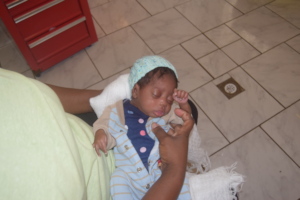 Baby Djenna at 5 pounds