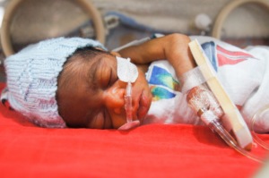 Josie is just 2 pounds and less than a week old