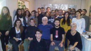 photo of meeting with donors and students on Dec15