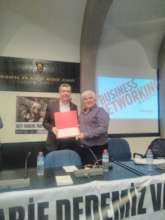 Mr.Uzunoglu got his cerficate from Mr.Aygunduz
