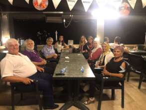 Miss D.G. and E.Z.S. and parents with  Mr Aygunduz
