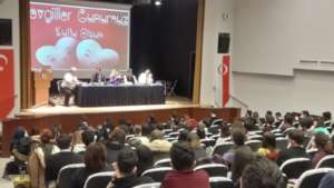 We met with scholarship holders in campus on Feb.