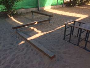 The old and tired playground, waiting for renewal