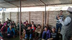 Men are also involved in our Outreach program
