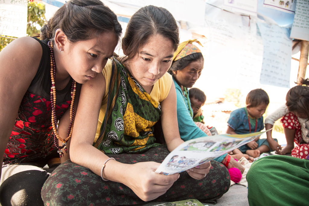 Outreach for Women and Girls in Post-Quake Nepal