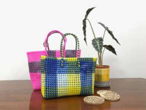Beautiful baskets made by the girls at our center
