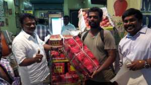 Vegetable vendors join our campaign