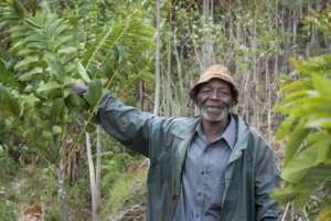 Babu proudly showing his success