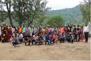 Group photo during farmer payment in February.