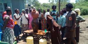 Women training Near Kisumu