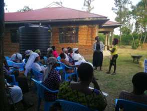 Women group meeting with CEO