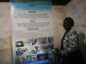Yuanita sharing their work