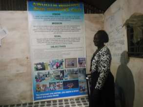 Ms. Yuanita in his office Kisumo