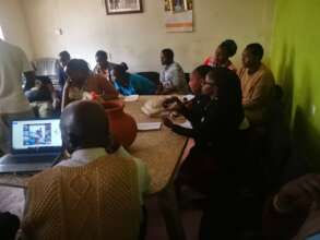 Training at UMANDE Trust Kenya