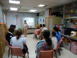 The host explained the orthodontic treatment.