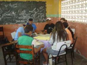 Youth meeting up to work on community project