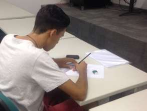 Youth Creating His Project