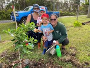 2021 orchard planting on Hawai'i Island