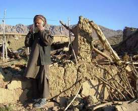 Earthquake-affected elder